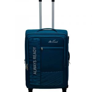 Teal Blue Trolley Bag | 65 CM Travel Luggage